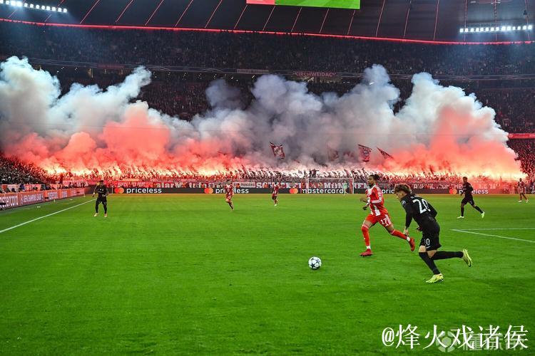 因极端球迷燃放大量烟火，拜仁或将遭受处罚